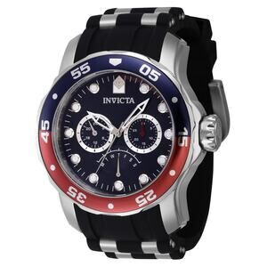 Invicta Pro Diver SCUBA Men's 48mm BlueDial Stainless Chronograph Watch